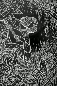 Sgraffito - koristekuvio kipsiin Sgraffito - koristekuvio kipsiin