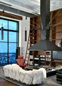Loft-tyyli sisustuksessa