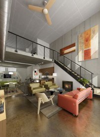 Loft-tyyli sisustuksessa