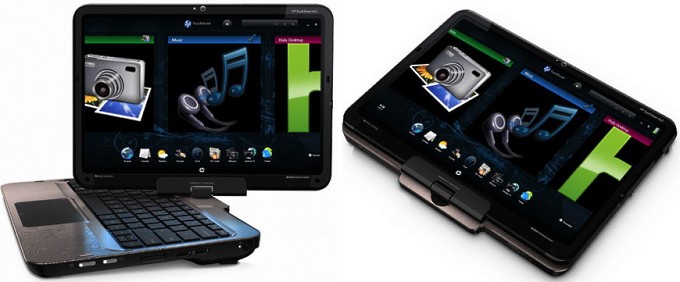 HP TouchSmart tm2 - kannettava muuntaja