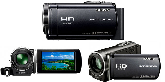 Sony HDR CX110E videokamera